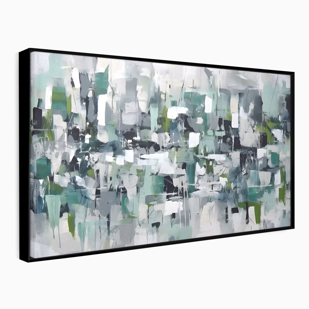Tablou Canvas Premium LuxCanva® A1396, Colored Squares , Dormitor, Abstract, Patrate, Arta, Living, Room, Culori Vibrante