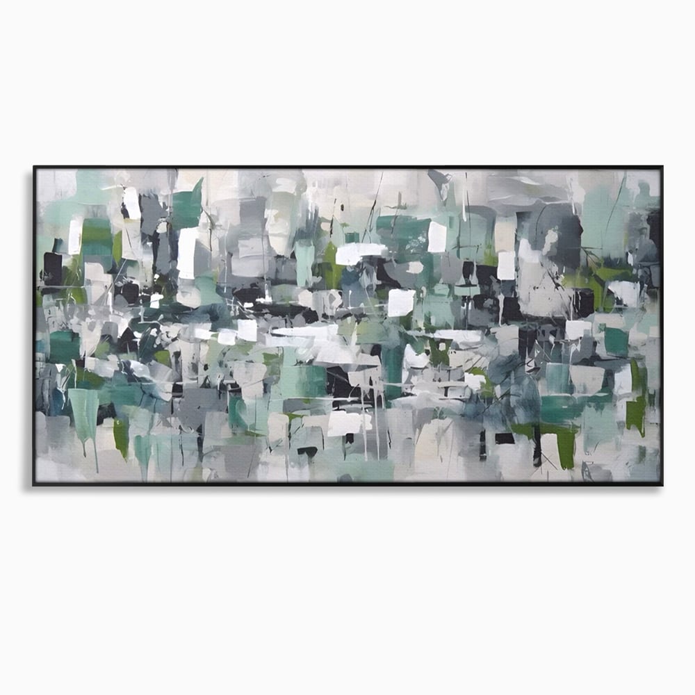 Tablou Canvas Premium LuxCanva® A1396, Colored Squares , Dormitor, Abstract, Patrate, Arta, Living, Room, Culori Vibrante