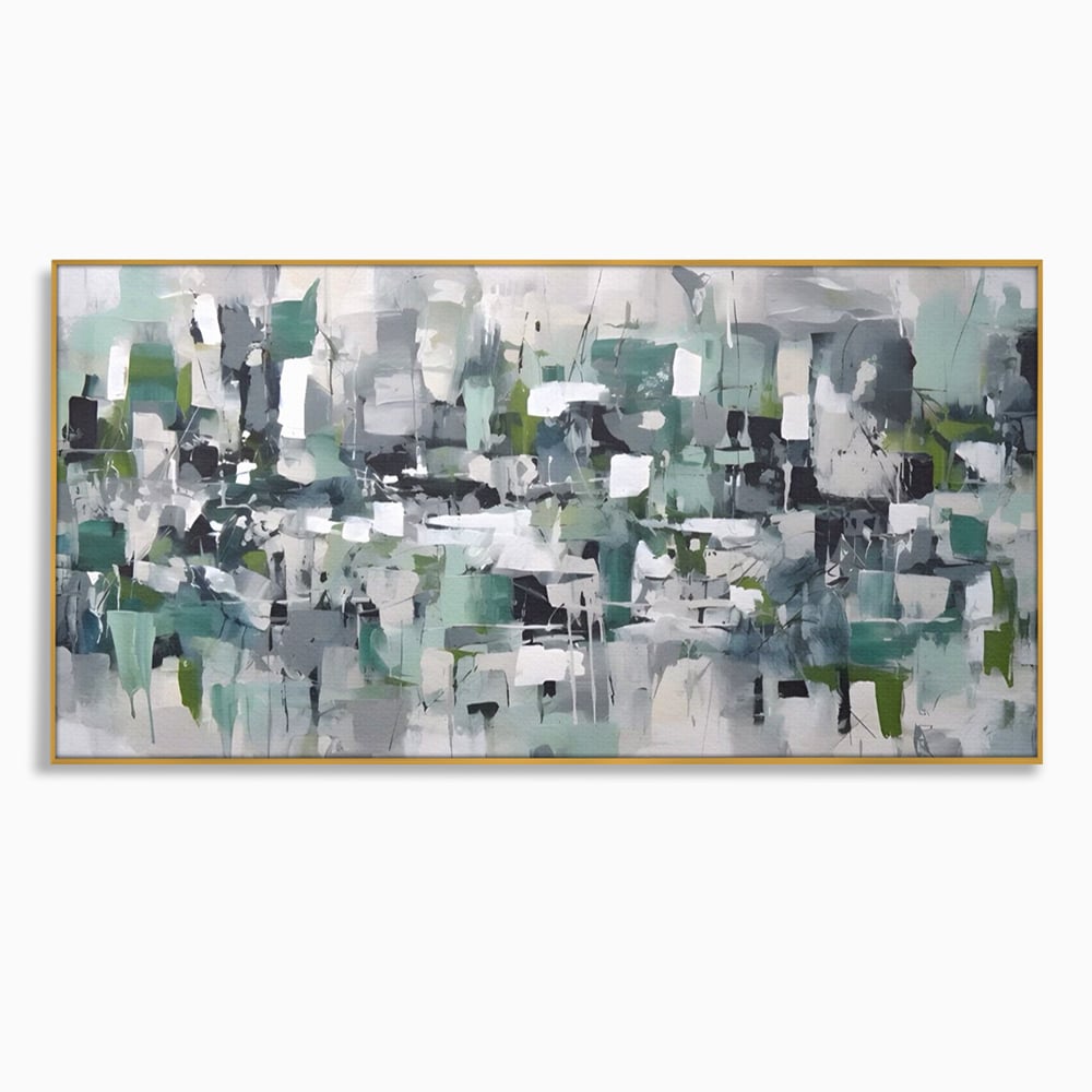 Tablou Canvas Premium LuxCanva® A1396, Colored Squares , Dormitor, Abstract, Patrate, Arta, Living, Room, Culori Vibrante