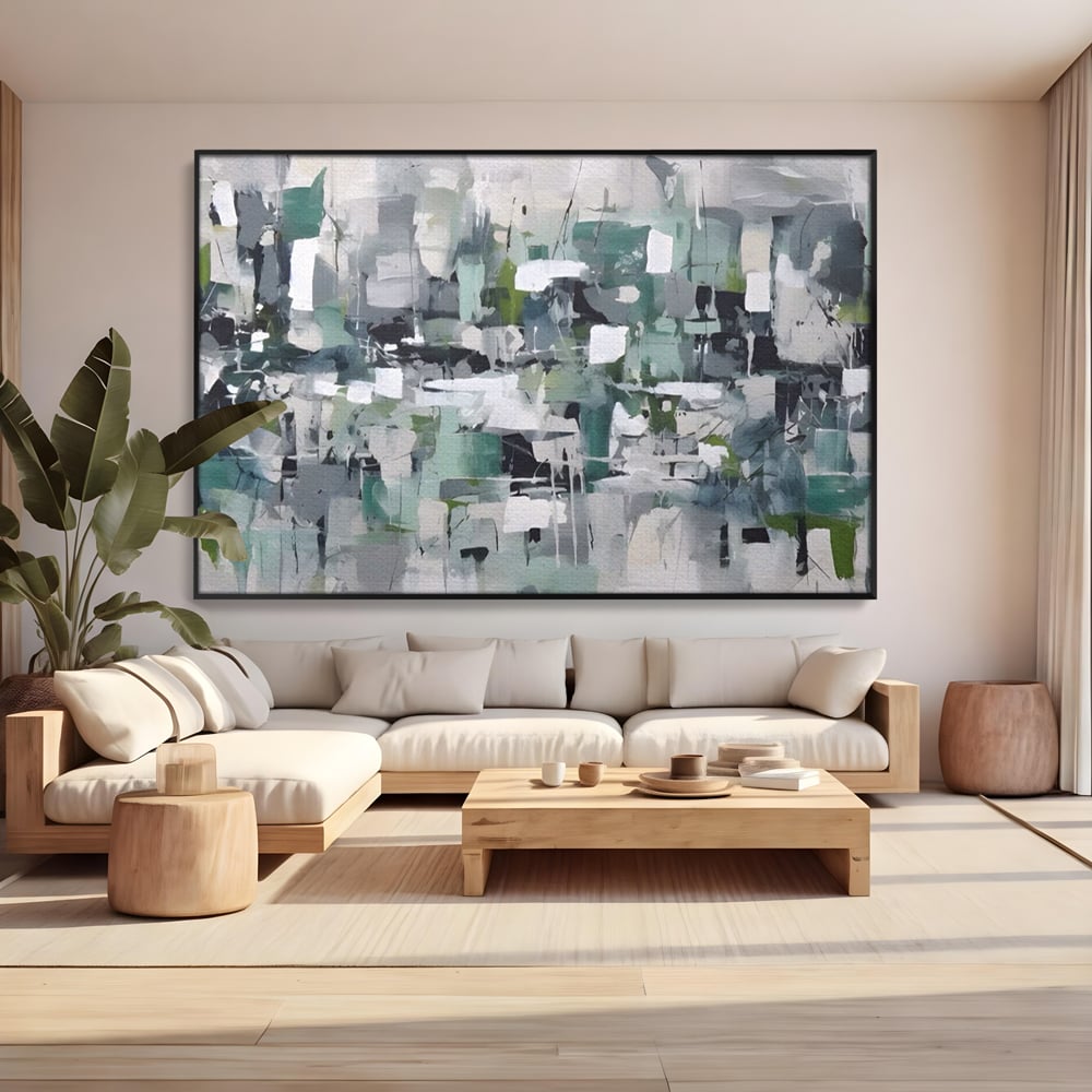 Tablou Canvas Premium LuxCanva® A1396, Colored Squares , Dormitor, Abstract, Patrate, Arta, Living, Room, Culori Vibrante