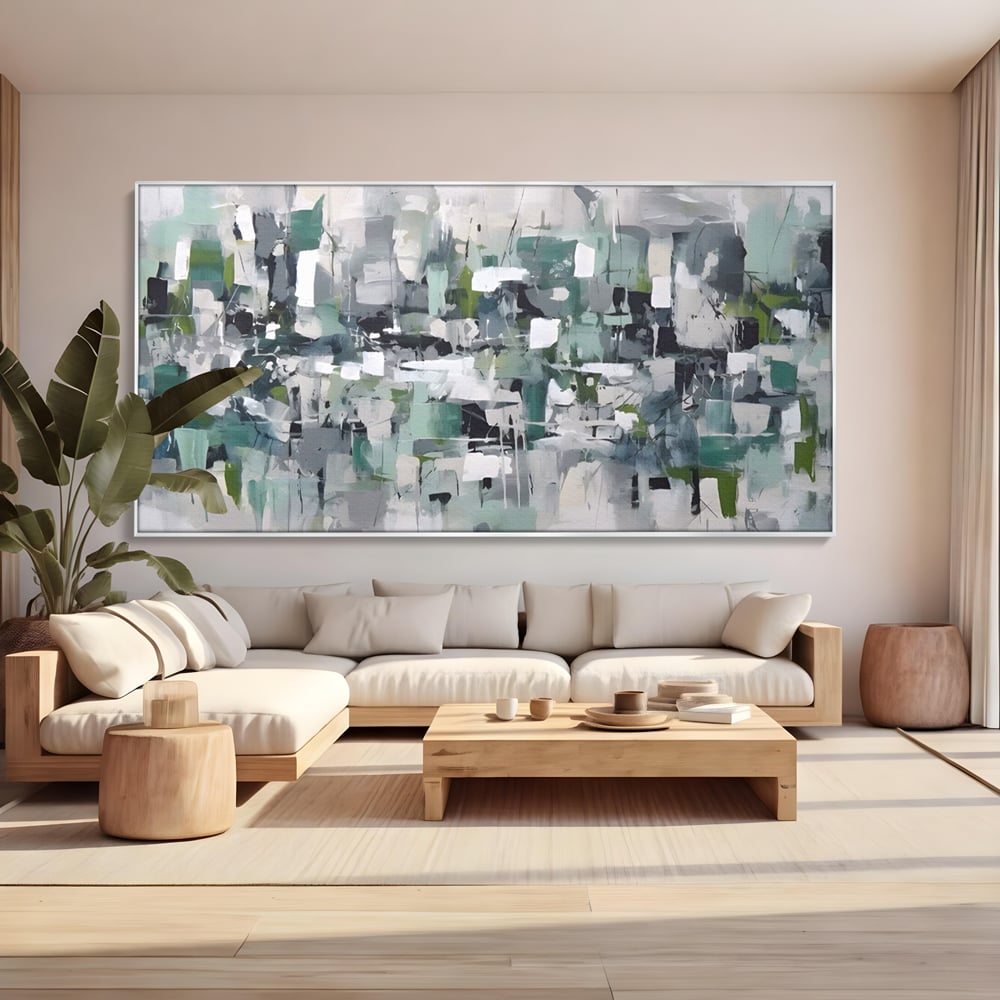 Tablou Canvas Premium LuxCanva® A1396, Colored Squares , Dormitor, Abstract, Patrate, Arta, Living, Room, Culori Vibrante