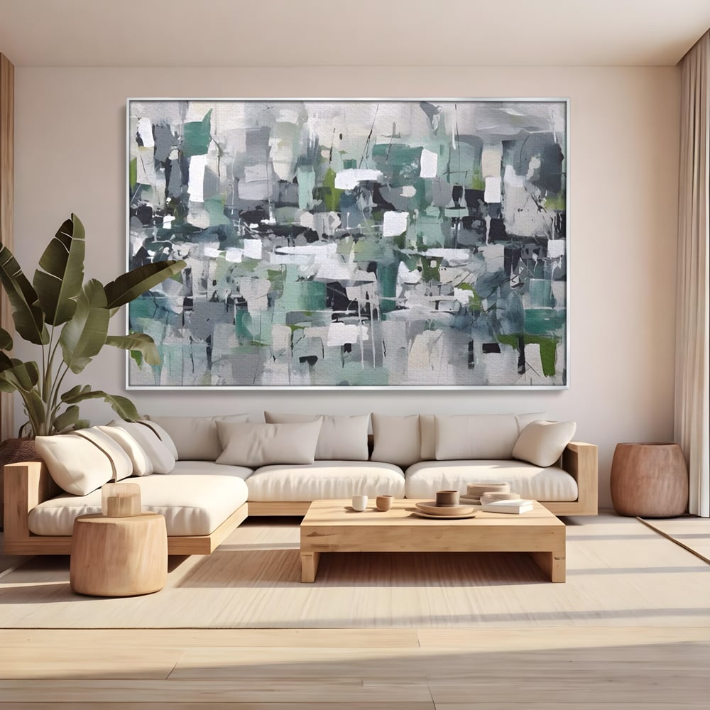Tablou Canvas Premium LuxCanva® A1396, Colored Squares , Dormitor, Abstract, Patrate, Arta, Living, Room, Culori Vibrante