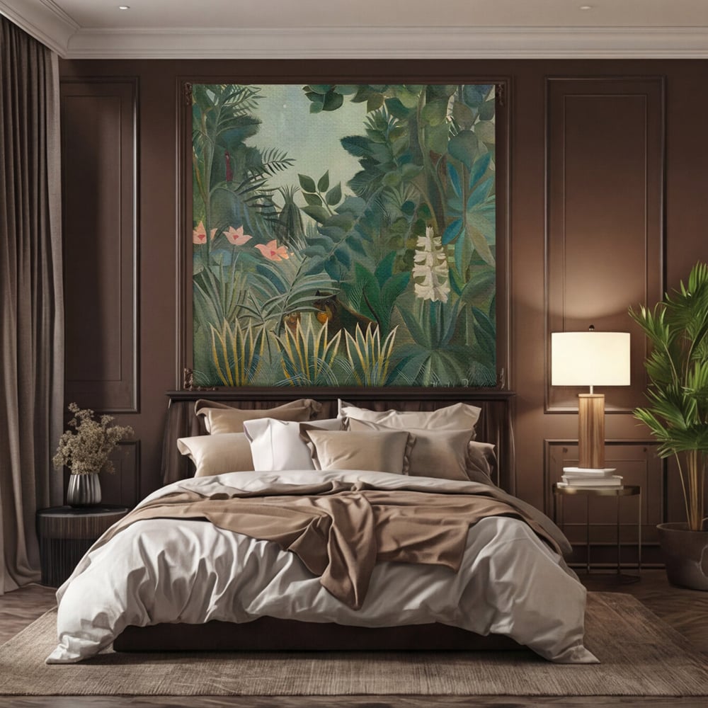 Tablou Canvas Premium LuxCanva® A1398, Primavara In Padure , Room, Animale, Zambila, Lalele, Natura, Living, Culori Vibrante