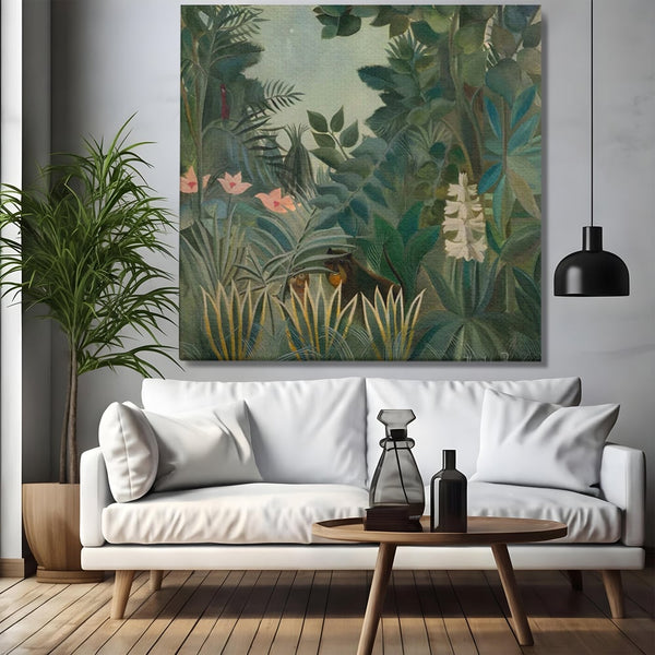 Tablou Canvas Premium LuxCanva® A1398, Primavara In Padure , Room, Animale, Zambila, Lalele, Natura, Living, Culori Vibrante