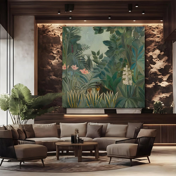 Tablou Canvas Premium LuxCanva® A1398, Primavara In Padure , Room, Animale, Zambila, Lalele, Natura, Living, Culori Vibrante