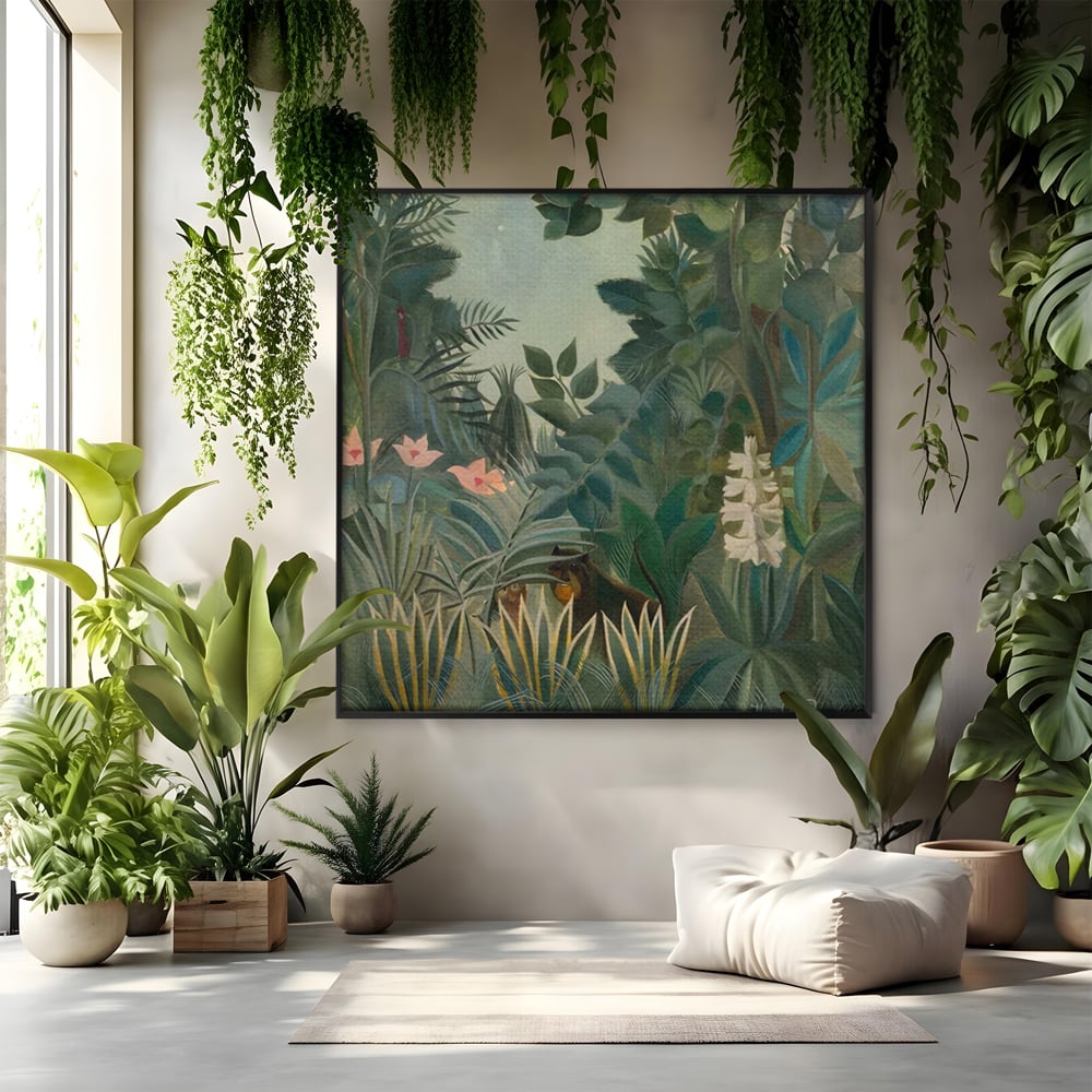 Tablou Canvas Premium LuxCanva® A1398, Primavara In Padure , Room, Animale, Zambila, Lalele, Natura, Living, Culori Vibrante