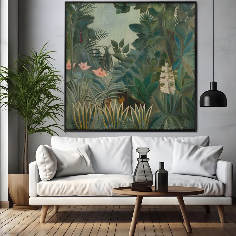Tablou Canvas Premium LuxCanva® A1398, Primavara In Padure , Room, Animale, Zambila, Lalele, Natura, Living, Culori Vibrante