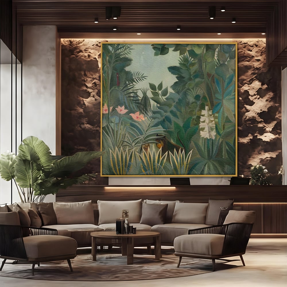 Tablou Canvas Premium LuxCanva® A1398, Primavara In Padure , Room, Animale, Zambila, Lalele, Natura, Living, Culori Vibrante