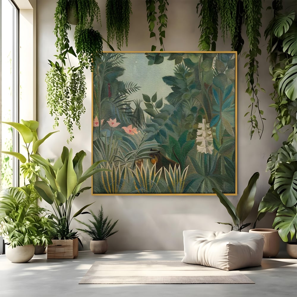 Tablou Canvas Premium LuxCanva® A1398, Primavara In Padure , Room, Animale, Zambila, Lalele, Natura, Living, Culori Vibrante