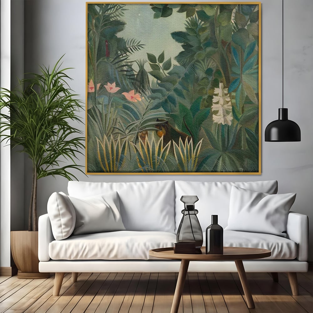 Tablou Canvas Premium LuxCanva® A1398, Primavara In Padure , Room, Animale, Zambila, Lalele, Natura, Living, Culori Vibrante