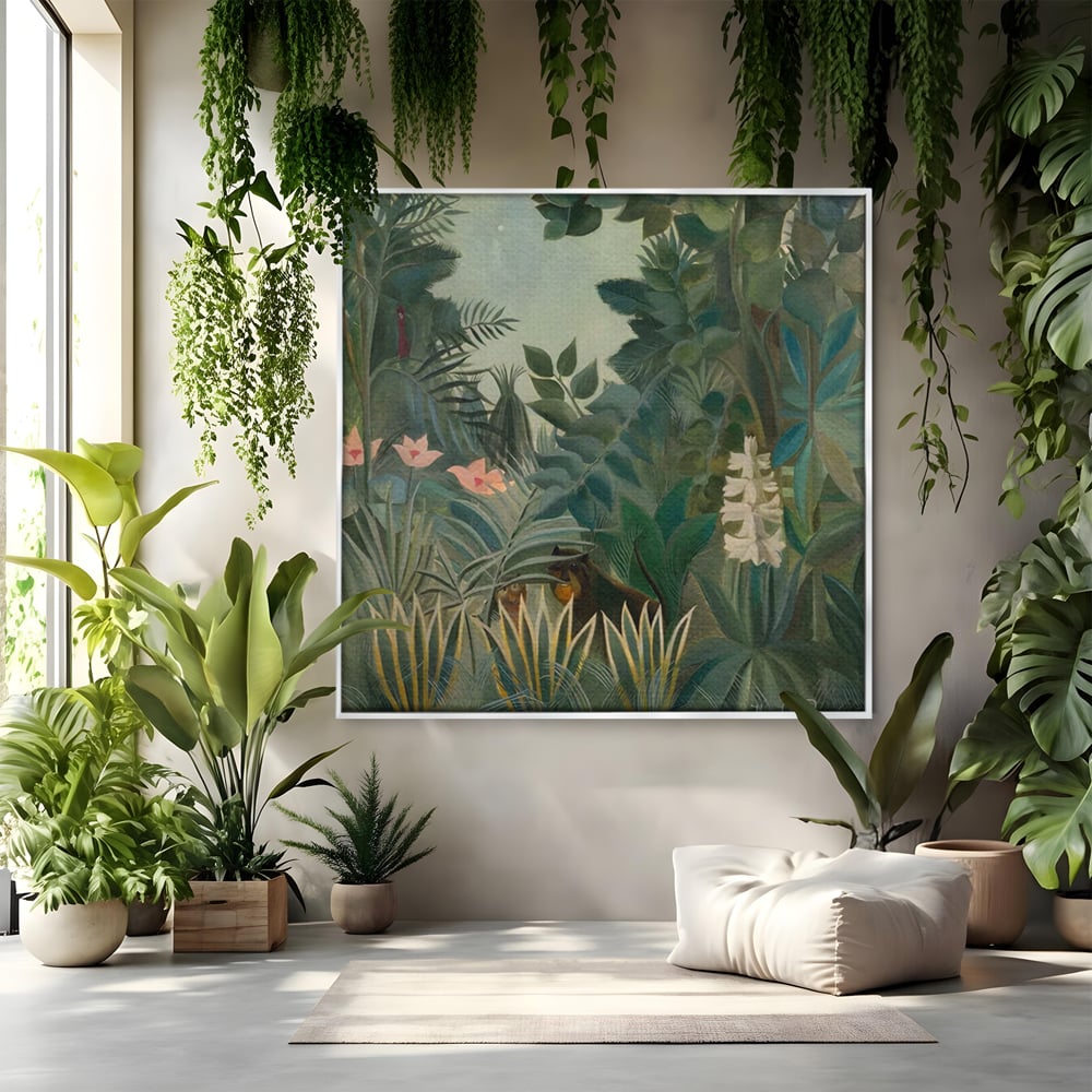 Tablou Canvas Premium LuxCanva® A1398, Primavara In Padure , Room, Animale, Zambila, Lalele, Natura, Living, Culori Vibrante