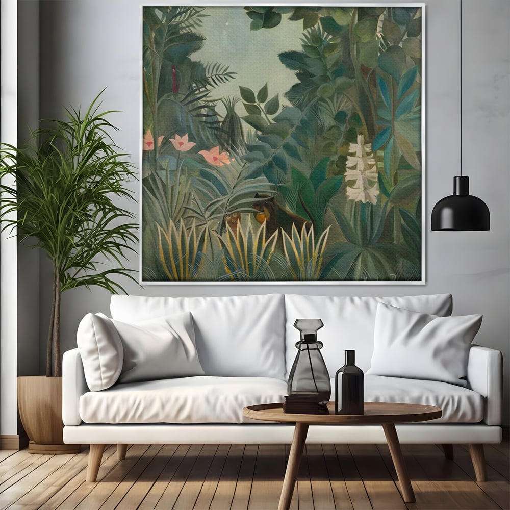 Tablou Canvas Premium LuxCanva® A1398, Primavara In Padure , Room, Animale, Zambila, Lalele, Natura, Living, Culori Vibrante