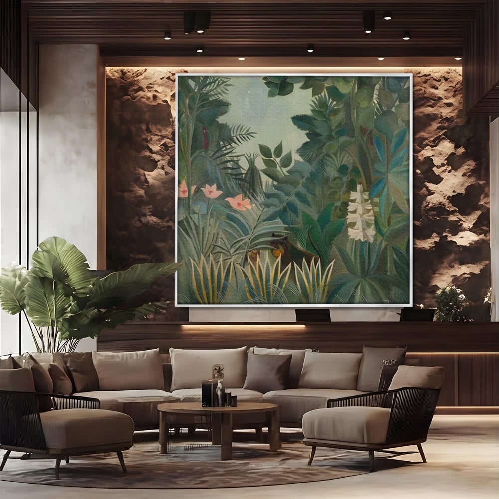 Tablou Canvas Premium LuxCanva® A1398, Primavara In Padure , Room, Animale, Zambila, Lalele, Natura, Living, Culori Vibrante
