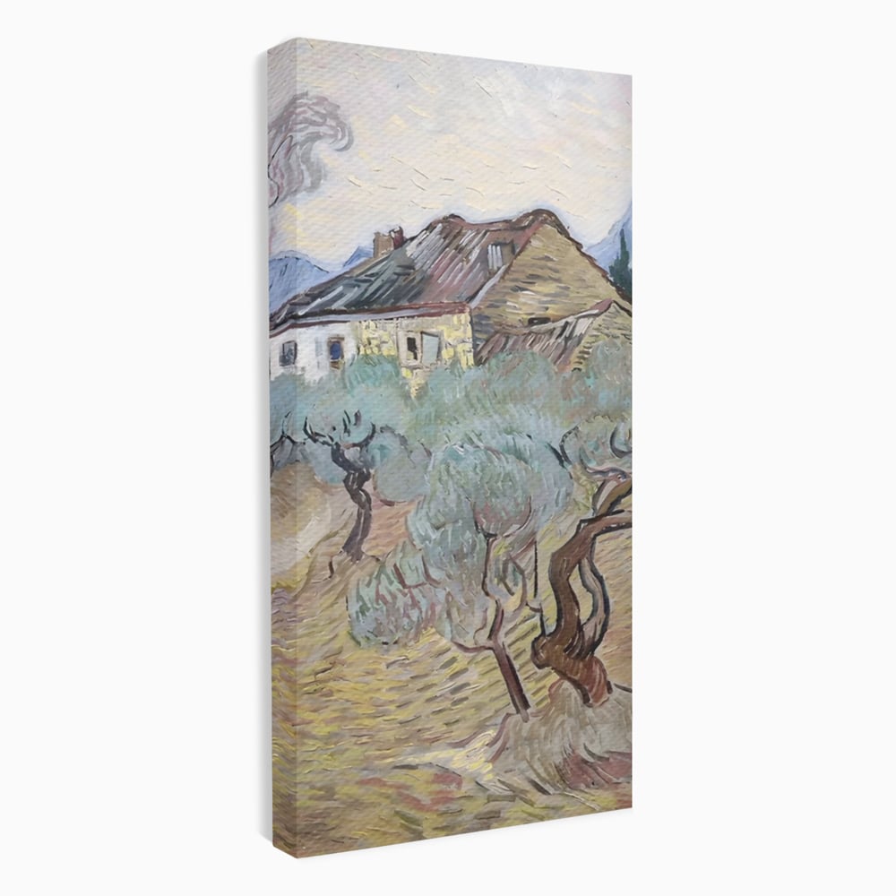Tablou Canvas Premium LuxCanva® A1401, The Olive Trees , Room, Van Gogh, Pictor, Pictura, Casa, Galerie, Culori Vibrante