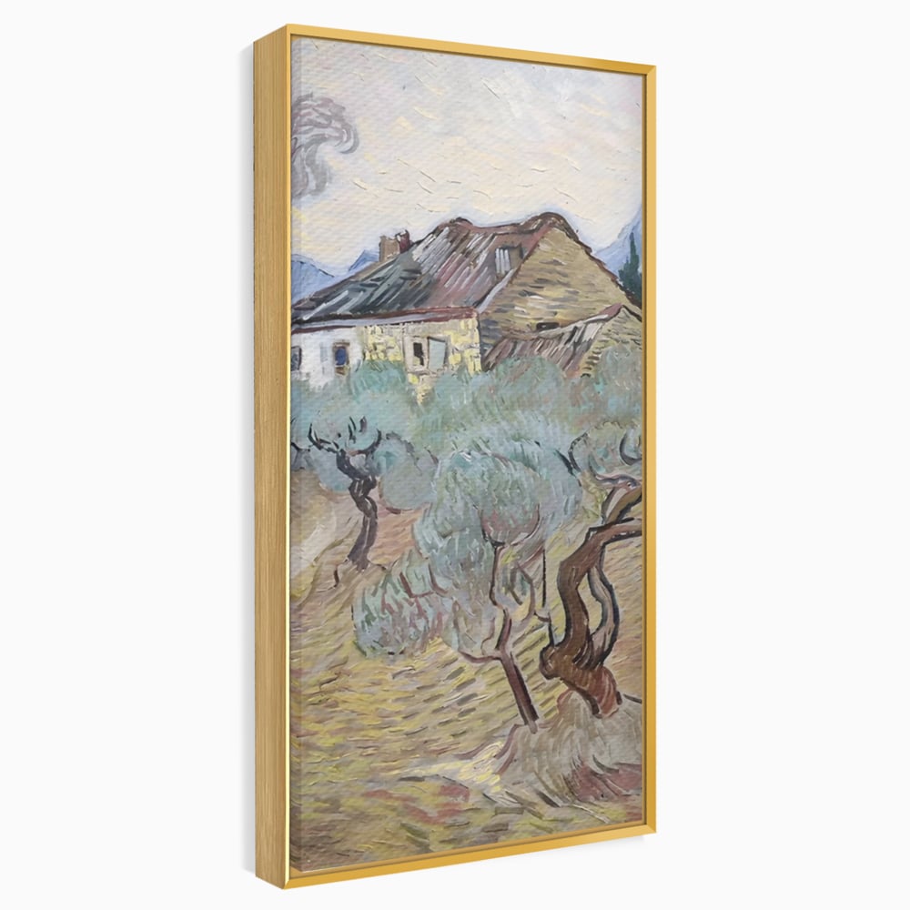 Tablou Canvas Premium LuxCanva® A1401, The Olive Trees , Room, Van Gogh, Pictor, Pictura, Casa, Galerie, Culori Vibrante