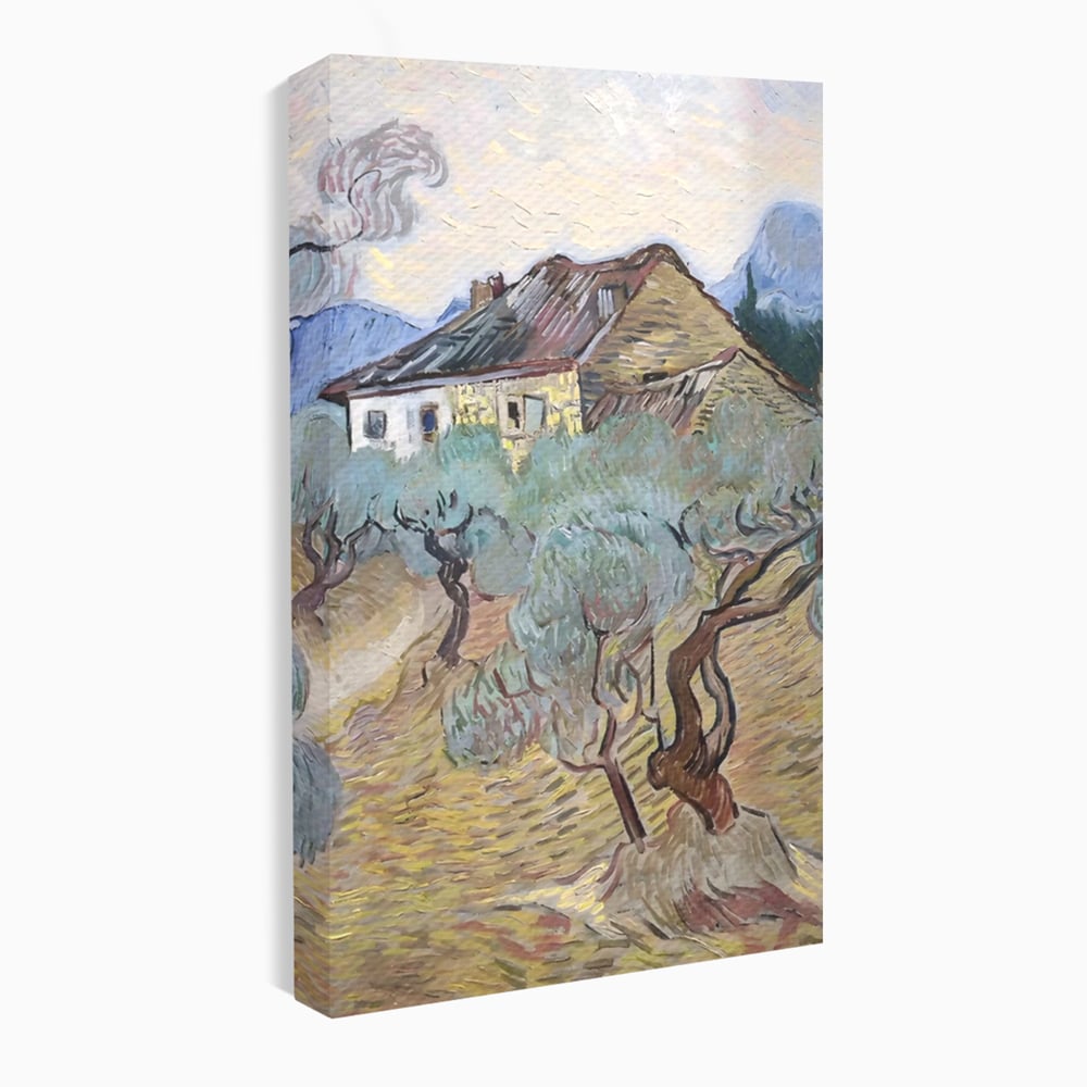 Tablou Canvas Premium LuxCanva® A1401, The Olive Trees , Room, Van Gogh, Pictor, Pictura, Casa, Galerie, Culori Vibrante