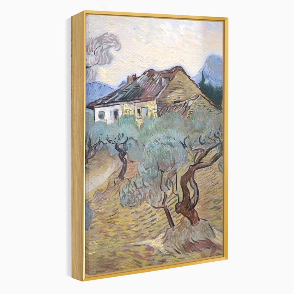 Tablou Canvas Premium LuxCanva® A1401, The Olive Trees , Room, Van Gogh, Pictor, Pictura, Casa, Galerie, Culori Vibrante