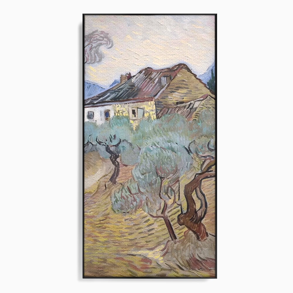 Tablou Canvas Premium LuxCanva® A1401, The Olive Trees , Room, Van Gogh, Pictor, Pictura, Casa, Galerie, Culori Vibrante
