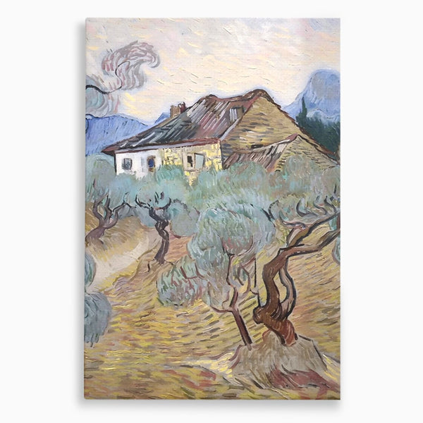 Tablou Canvas Premium LuxCanva® A1401, The Olive Trees , Room, Van Gogh, Pictor, Pictura, Casa, Galerie, Culori Vibrante