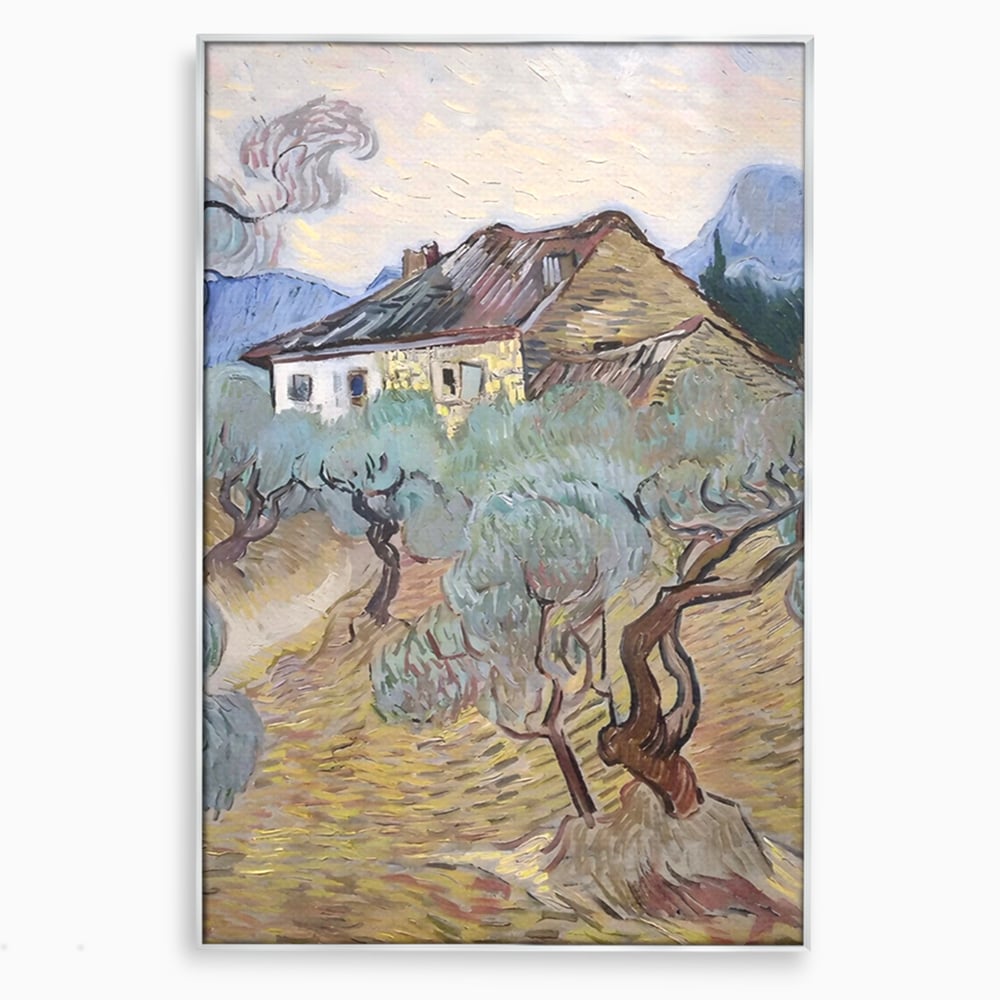 Tablou Canvas Premium LuxCanva® A1401, The Olive Trees , Room, Van Gogh, Pictor, Pictura, Casa, Galerie, Culori Vibrante