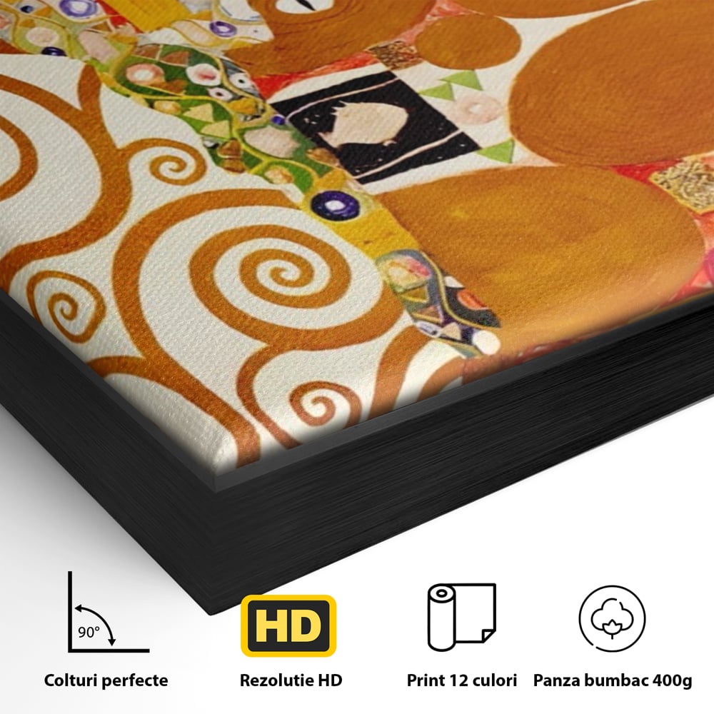 Tablou Canvas Premium LuxCanva® A1402, In Lumea Povestilor ,  Room, Vise, Fata, Visatoare, Dormitor, Culori Vibrante