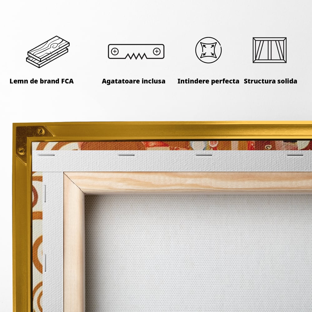Tablou Canvas Premium LuxCanva® A1402, In Lumea Povestilor ,  Room, Vise, Fata, Visatoare, Dormitor, Culori Vibrante