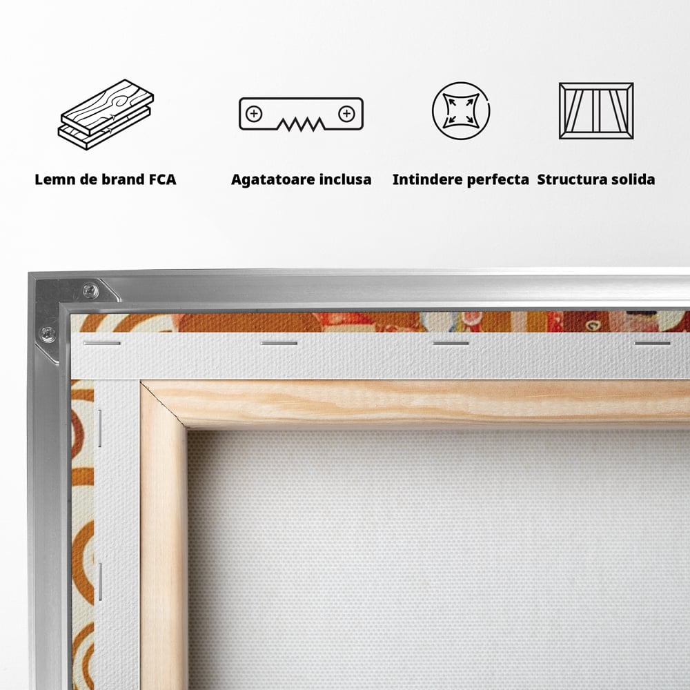 Tablou Canvas Premium LuxCanva® A1402, In Lumea Povestilor ,  Room, Vise, Fata, Visatoare, Dormitor, Culori Vibrante