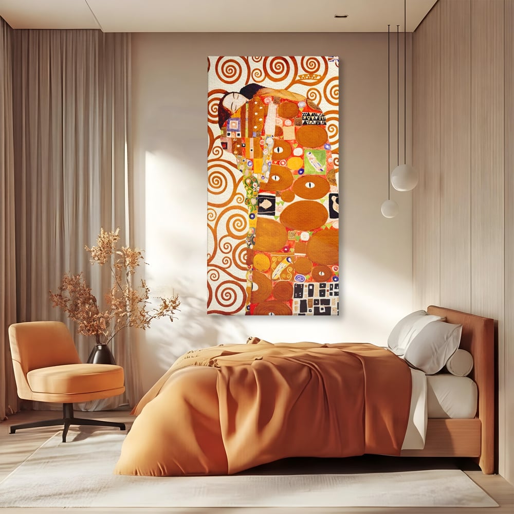 Tablou Canvas Premium LuxCanva® A1402, In Lumea Povestilor ,  Room, Vise, Fata, Visatoare, Dormitor, Culori Vibrante