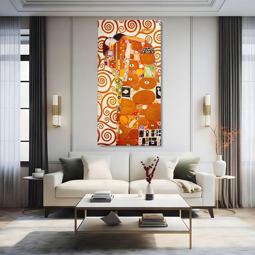 Tablou Canvas Premium LuxCanva® A1402, In Lumea Povestilor ,  Room, Vise, Fata, Visatoare, Dormitor, Culori Vibrante