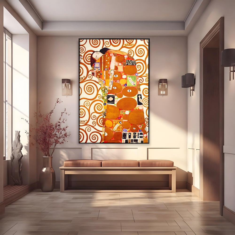 Tablou Canvas Premium LuxCanva® A1402, In Lumea Povestilor ,  Room, Vise, Fata, Visatoare, Dormitor, Culori Vibrante
