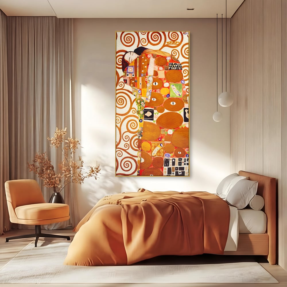 Tablou Canvas Premium LuxCanva® A1402, In Lumea Povestilor ,  Room, Vise, Fata, Visatoare, Dormitor, Culori Vibrante