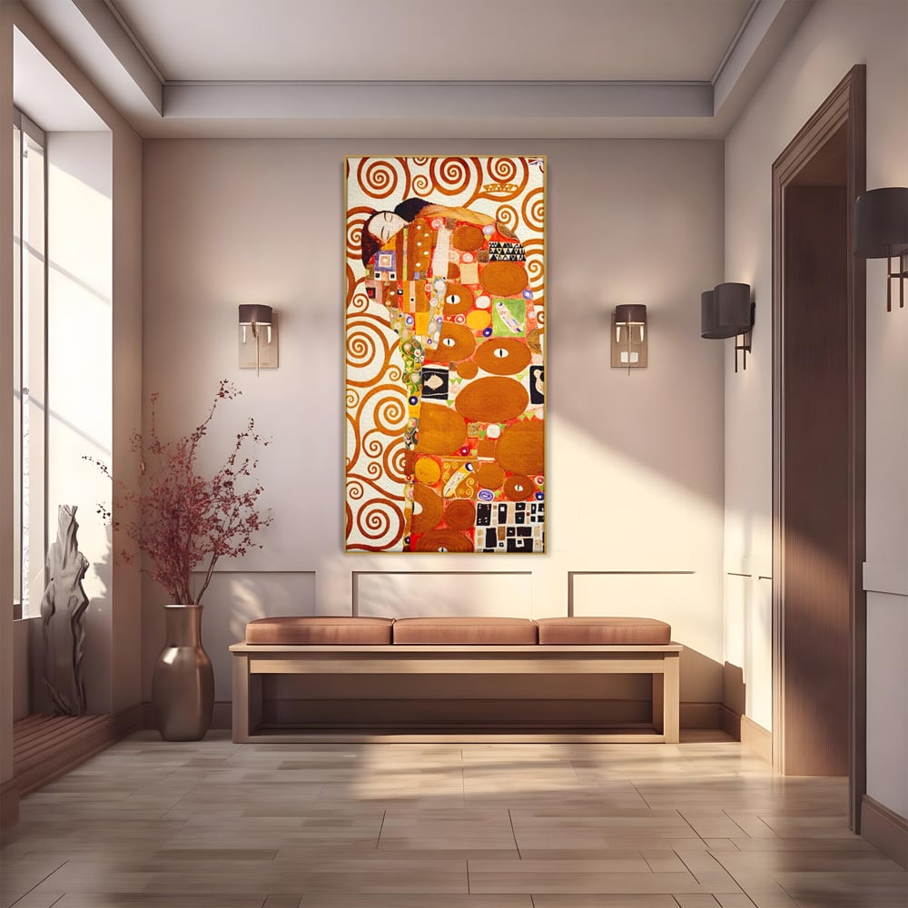 Tablou Canvas Premium LuxCanva® A1402, In Lumea Povestilor ,  Room, Vise, Fata, Visatoare, Dormitor, Culori Vibrante