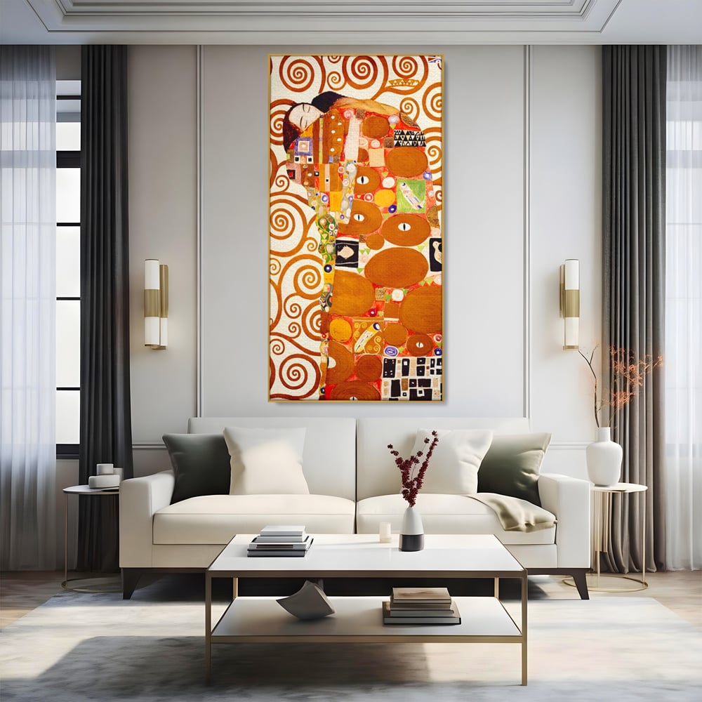 Tablou Canvas Premium LuxCanva® A1402, In Lumea Povestilor ,  Room, Vise, Fata, Visatoare, Dormitor, Culori Vibrante