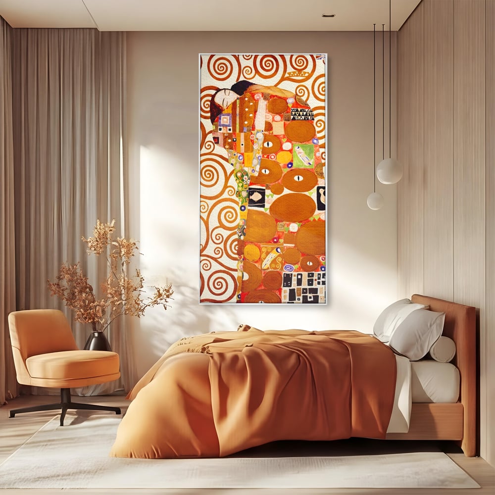 Tablou Canvas Premium LuxCanva® A1402, In Lumea Povestilor ,  Room, Vise, Fata, Visatoare, Dormitor, Culori Vibrante