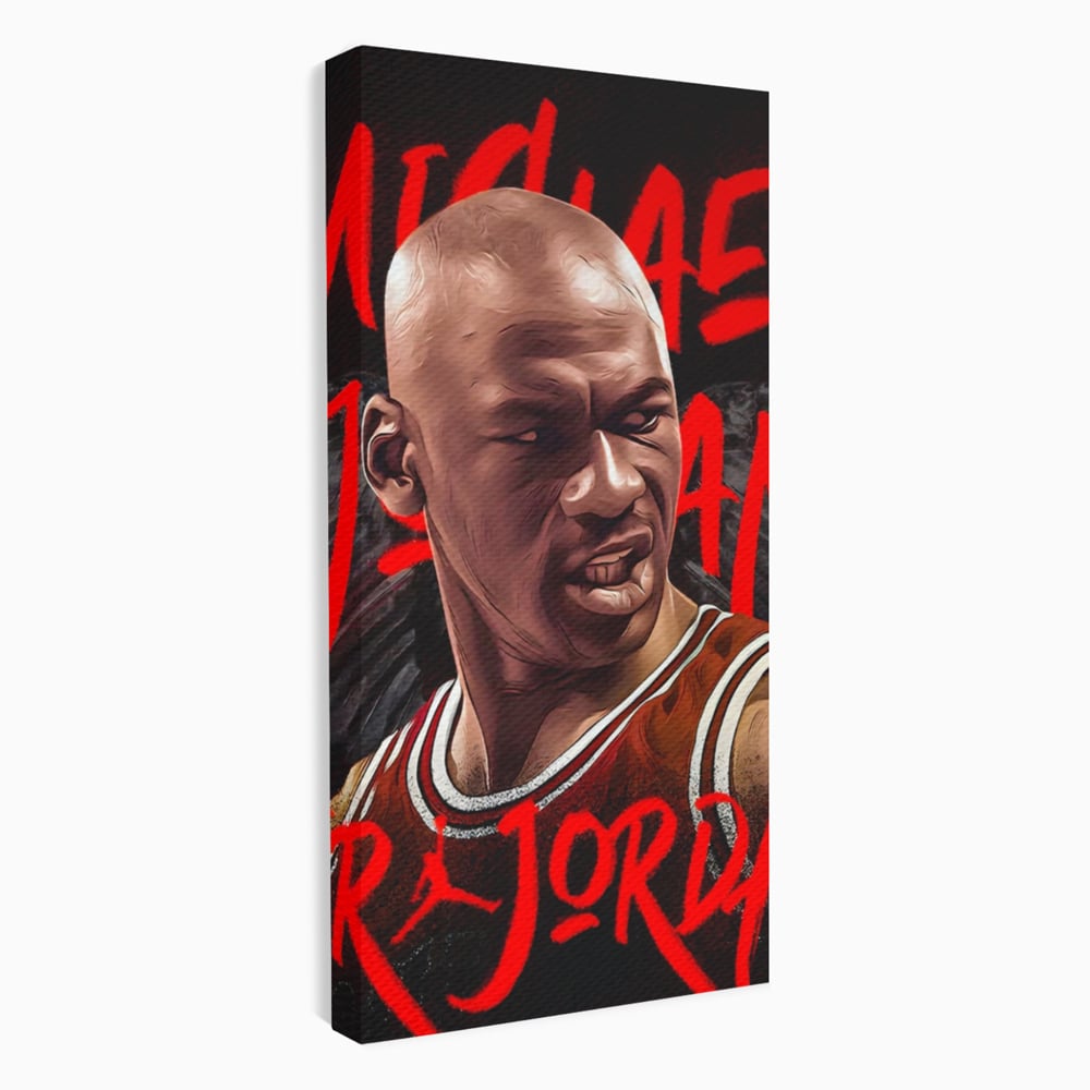 Tablou Canvas Premium, LuxCanva® A1404, Michael Jordan, Room, Baschetbalist, NBA, Air Jordan, Club Sportiv, Culori Vibrante