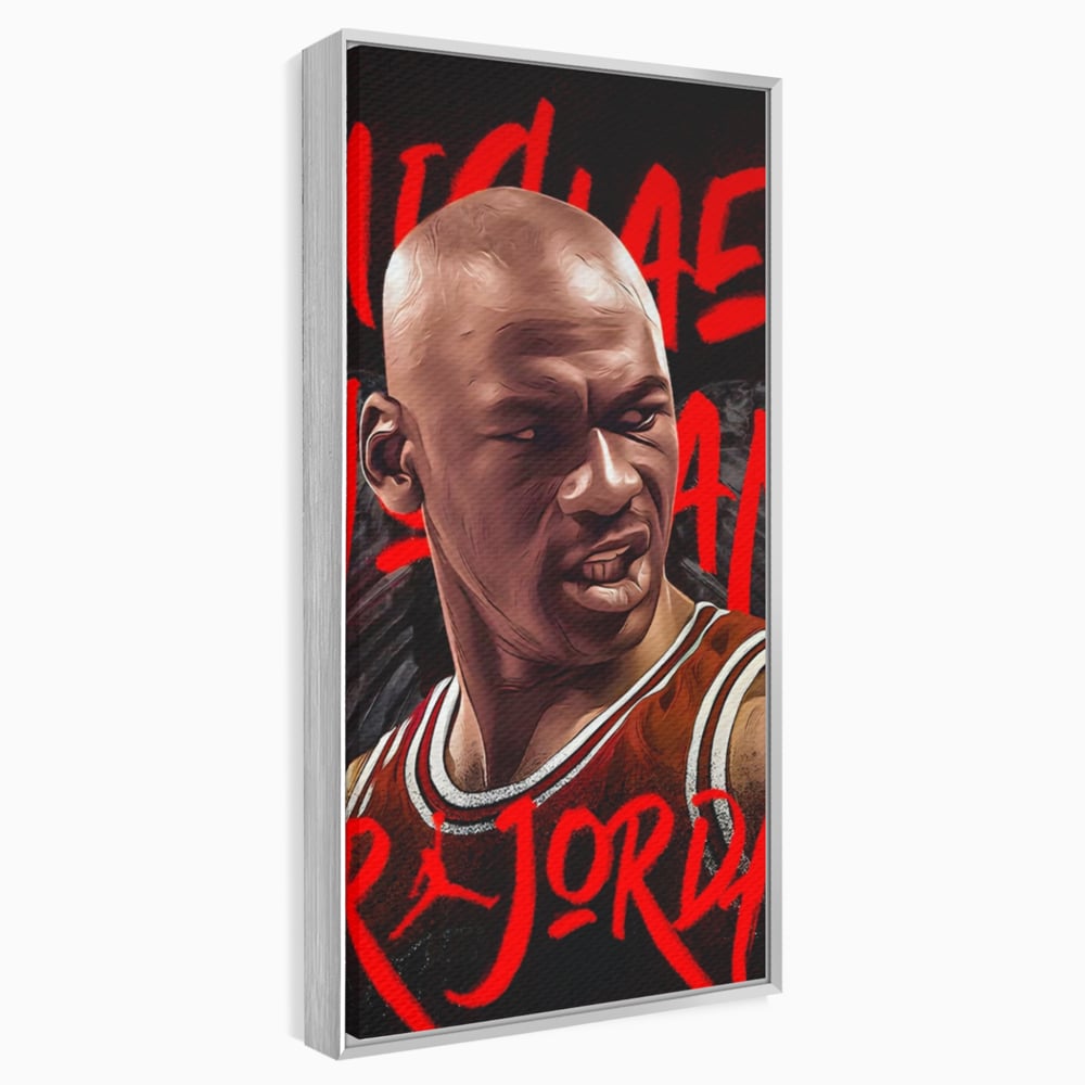 Tablou Canvas Premium, LuxCanva® A1404, Michael Jordan, Room, Baschetbalist, NBA, Air Jordan, Club Sportiv, Culori Vibrante