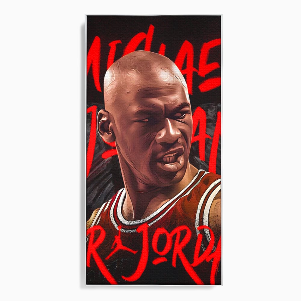 Tablou Canvas Premium, LuxCanva® A1404, Michael Jordan, Room, Baschetbalist, NBA, Air Jordan, Club Sportiv, Culori Vibrante