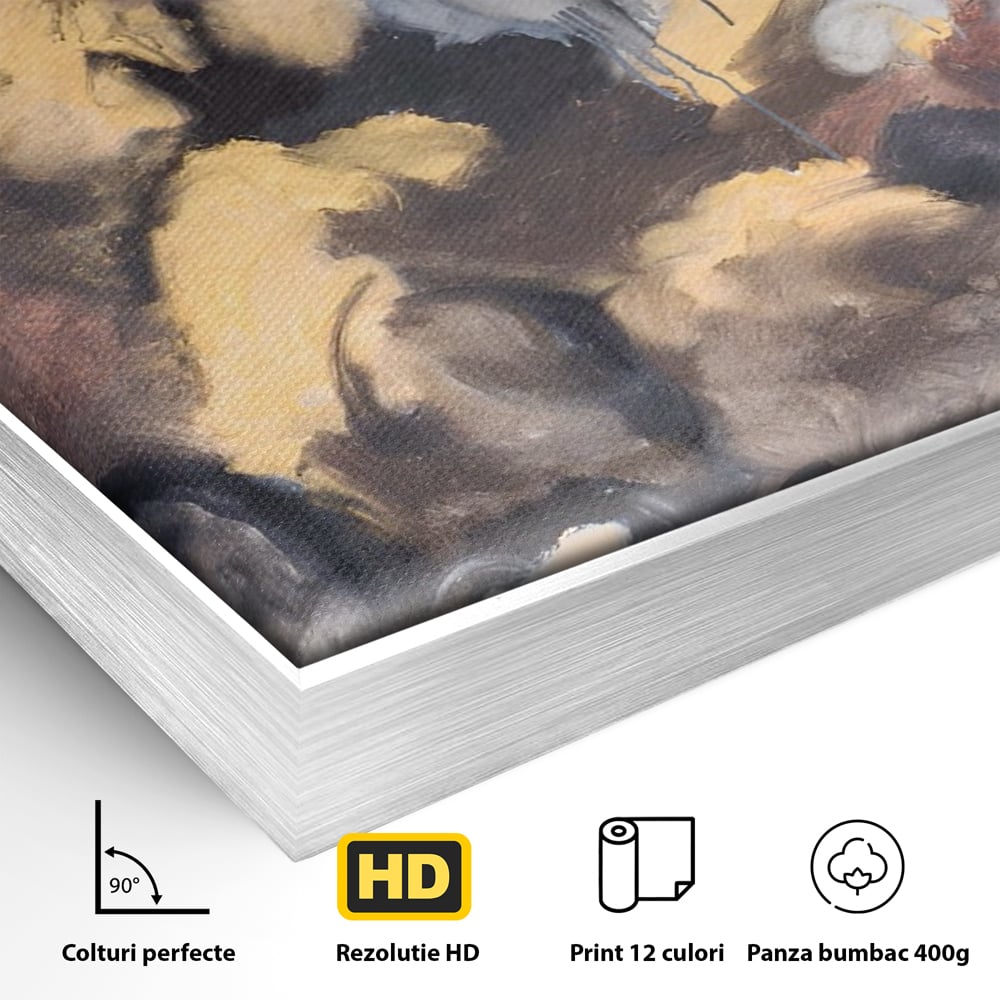 Tablou Canvas Premium LuxCanva® A1422, Amestec De Culori , Living, Expresionism, Artist, Abstract, Pictura, Dormitor, Decorativ, Culori Vibrante