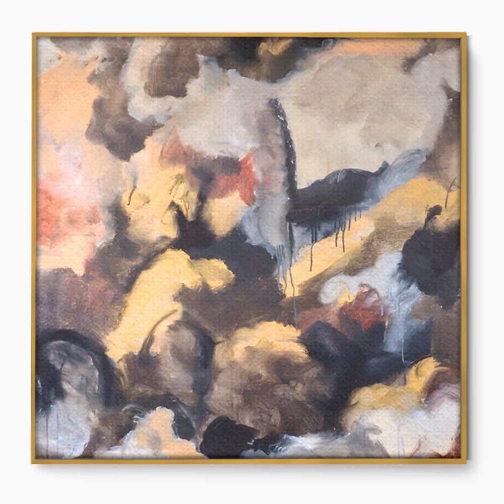 Tablou Canvas Premium LuxCanva® A1422, Amestec De Culori , Living, Expresionism, Artist, Abstract, Pictura, Dormitor, Decorativ, Culori Vibrante