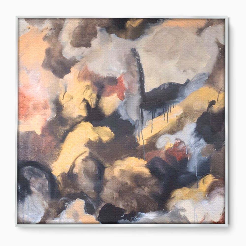 Tablou Canvas Premium LuxCanva® A1422, Amestec De Culori , Living, Expresionism, Artist, Abstract, Pictura, Dormitor, Decorativ, Culori Vibrante