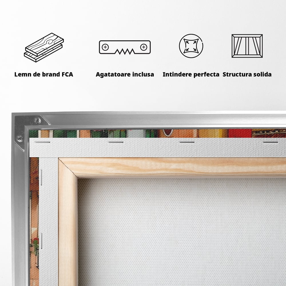 Leinwandbilder Premium LuxCanva® A1430, Die Architektur von Venedig , Zimmer, Stadt, Gondel, Gondel, Spaziergang, Urlaub, Ferien, Wohnen, lebendige Farben