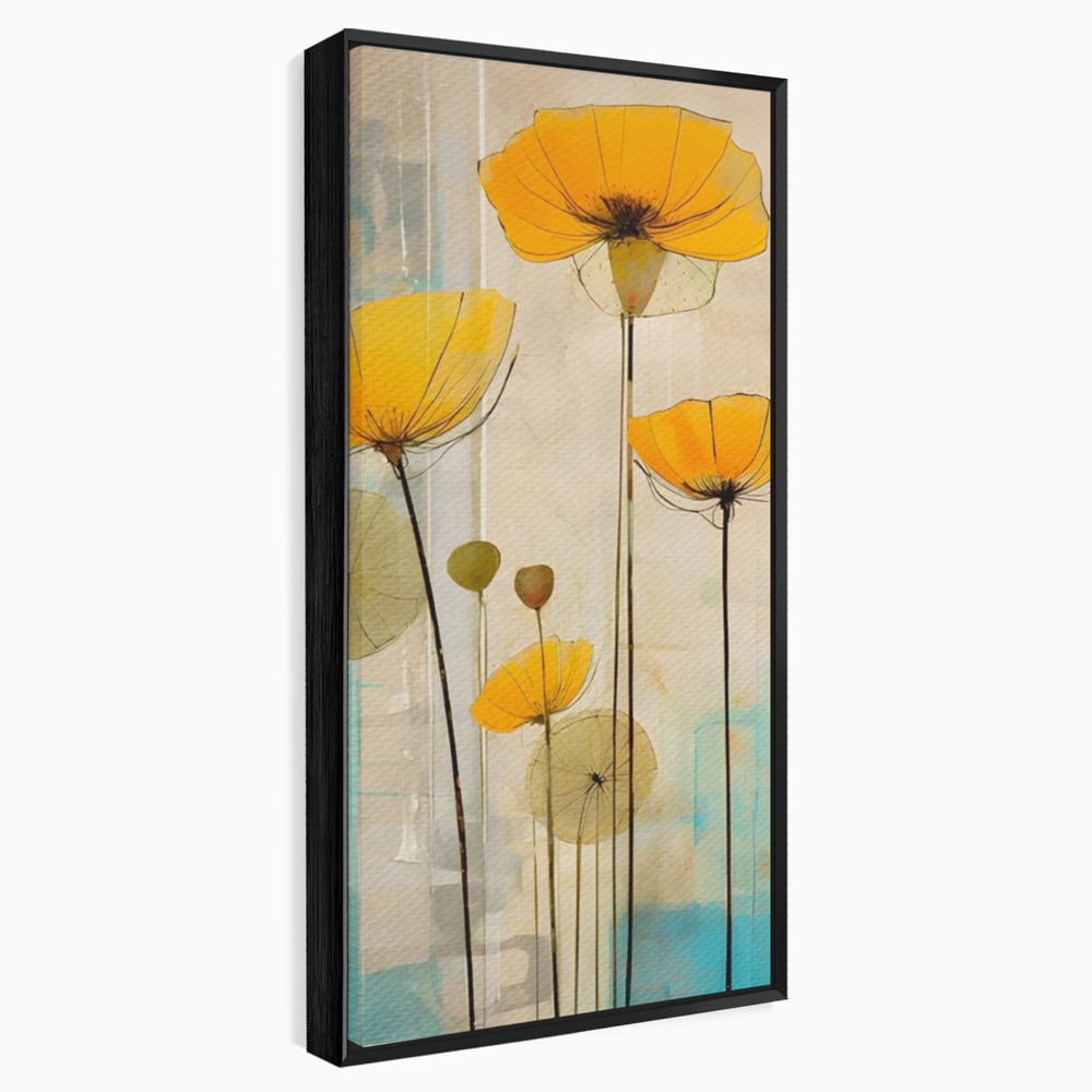 Tablou Canvas Premium LuxCanva® A1432, Simfonia Florilor , Room, Floare, Abstract, Pictura, Decorativ, Living, Culori Vibrante