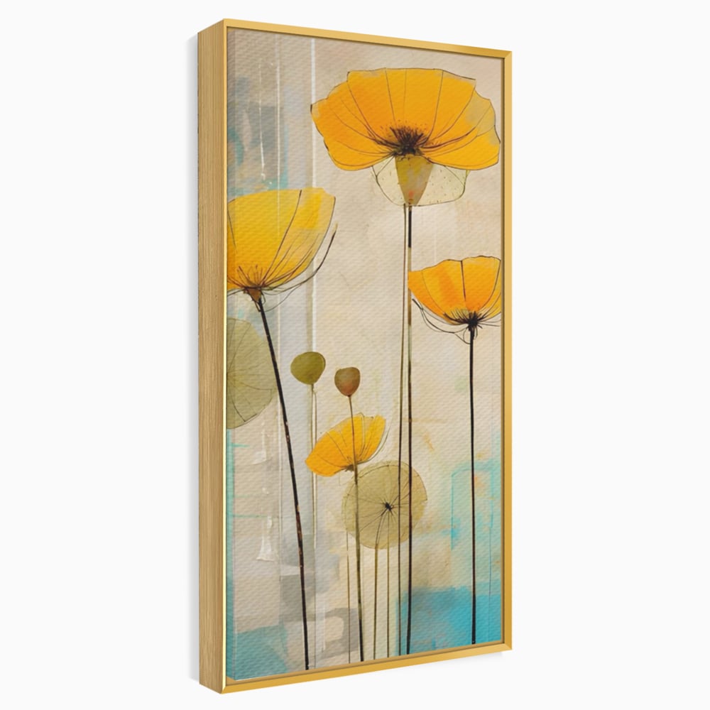 Tablou Canvas Premium LuxCanva® A1432, Simfonia Florilor , Room, Floare, Abstract, Pictura, Decorativ, Living, Culori Vibrante