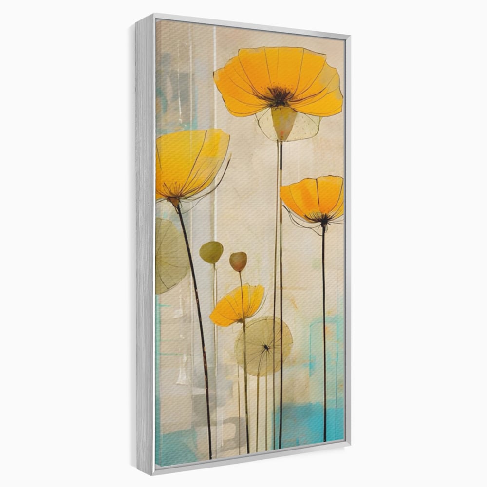 Tablou Canvas Premium LuxCanva® A1432, Simfonia Florilor , Room, Floare, Abstract, Pictura, Decorativ, Living, Culori Vibrante