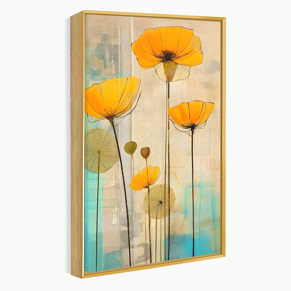 Tablou Canvas Premium LuxCanva® A1432, Simfonia Florilor , Room, Floare, Abstract, Pictura, Decorativ, Living, Culori Vibrante