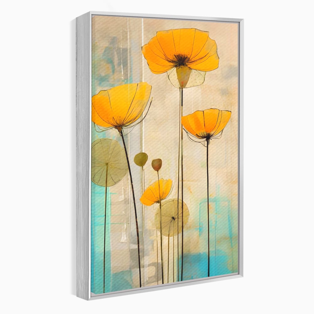 Tablou Canvas Premium LuxCanva® A1432, Simfonia Florilor , Room, Floare, Abstract, Pictura, Decorativ, Living, Culori Vibrante