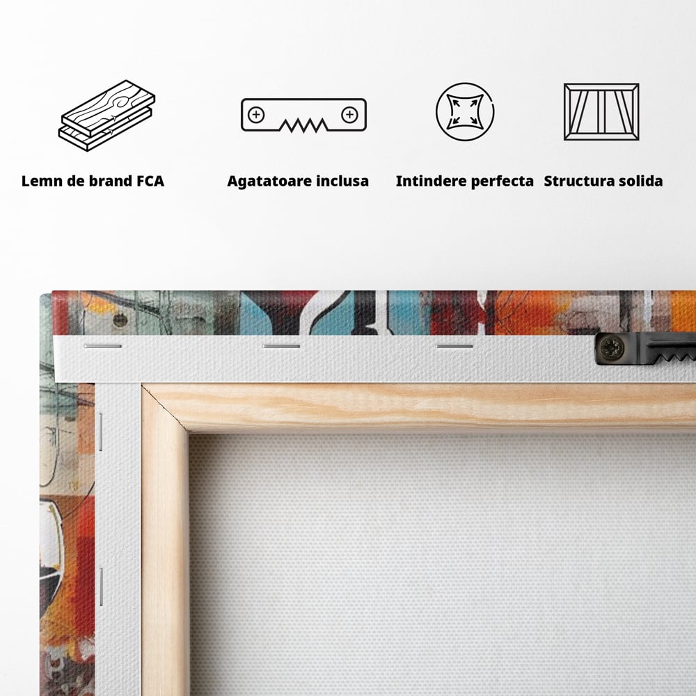 Tablou Canvas Premium LuxCanva® A1434, Red Wine , Decorativ, Vin, Pahar, Bar, Sticla, Culori Vibrante