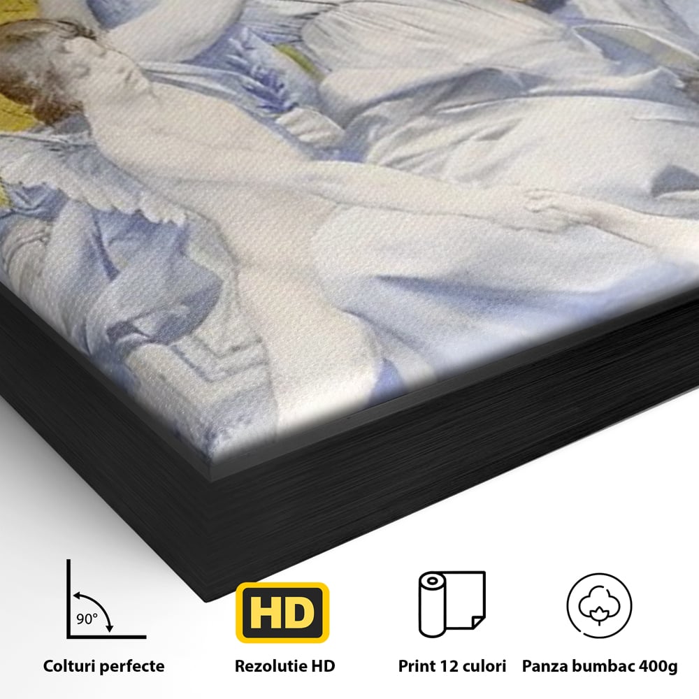 Tablou Canvas Premium LuxCanva® A1435, Gradina Edenului , Decorativ, Ingeri, Copac, Mama, Dormitor, Culori Vibrante