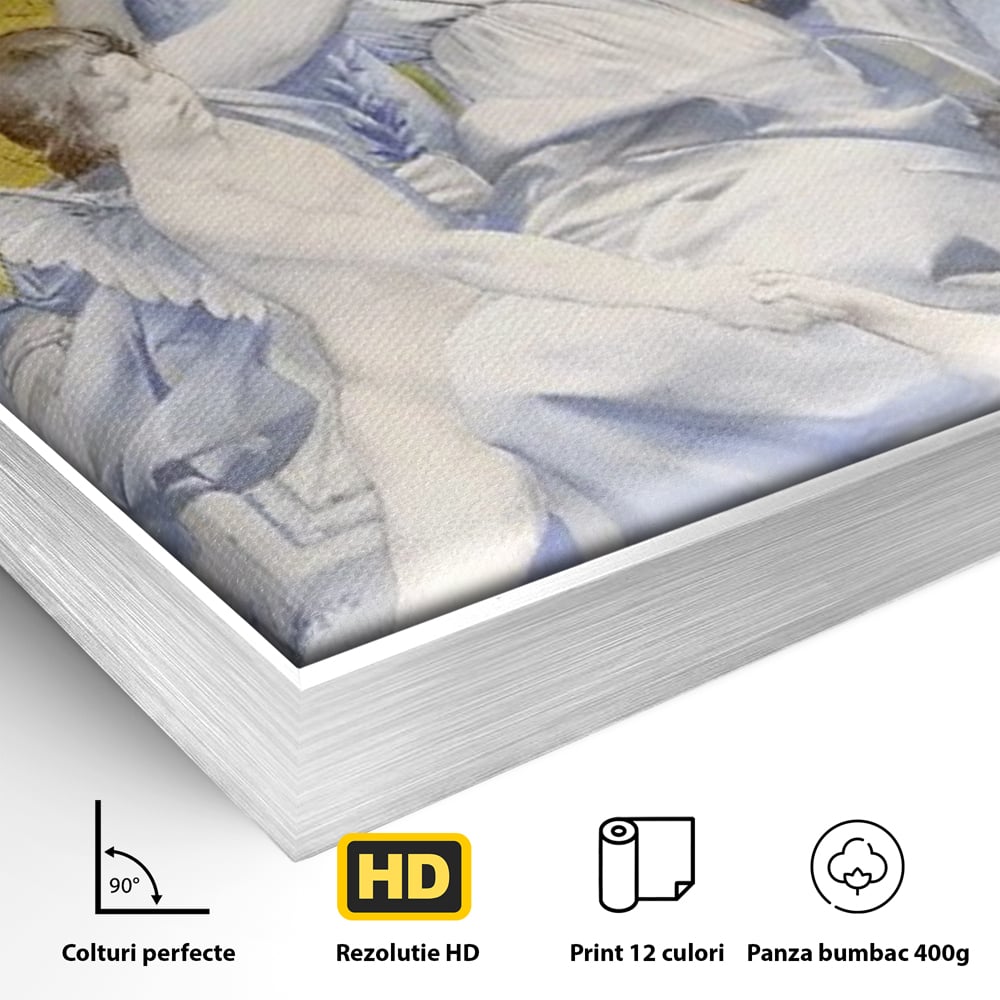 Tablou Canvas Premium LuxCanva® A1435, Gradina Edenului , Decorativ, Ingeri, Copac, Mama, Dormitor, Culori Vibrante