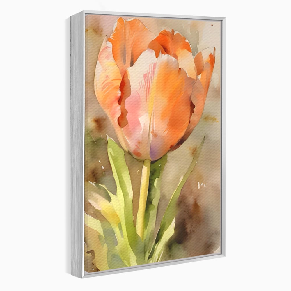 Tablou Canvas Premium LuxCanva® A1436, Laleaua Roz , Decorativ, Pictura, Floare, Planta, Natura, Dormitor, Culori Vibrante